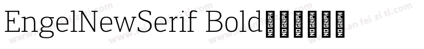 EngelNewSerif Bold字体转换